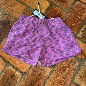 Properly Tied Mardi Gras crawfish lobster shorts NWT